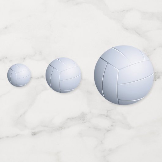 Volleyball Sports Party Decor Table Confetti (Achterkanten)