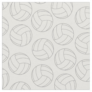 Volleyball Sports White Stof