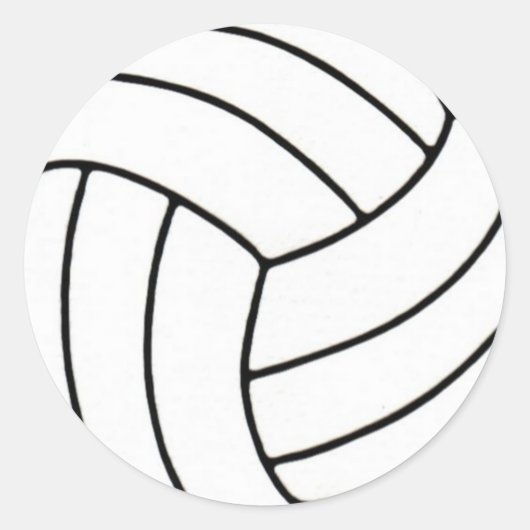 Volleyball Sticker (Voorkant)