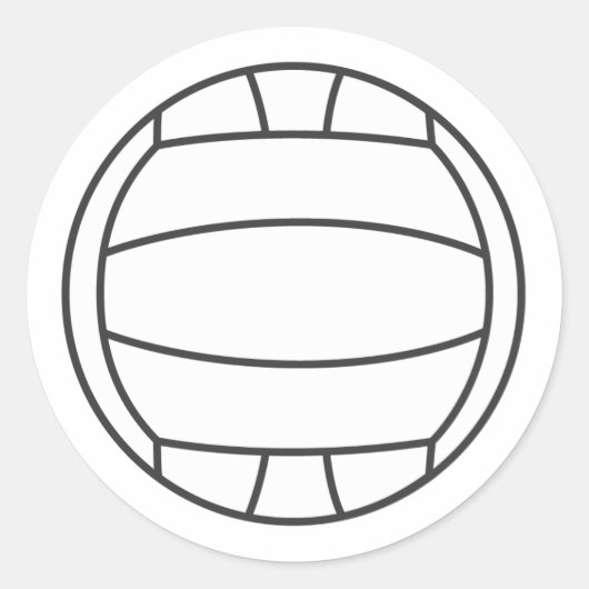 Volleyball Sticker (Voorkant)