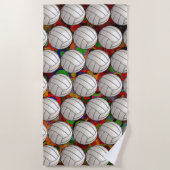 Volleyball strandhanddoek strandlaken (Voorkant)