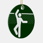 Volleyball Symbol Ornament (Rechts)