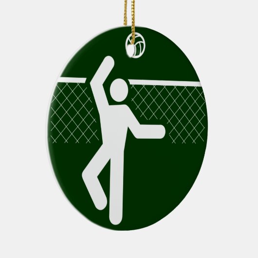Volleyball Symbol Ornament (Rechts)