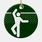 Volleyball Symbol Ornament (Voorkant)
