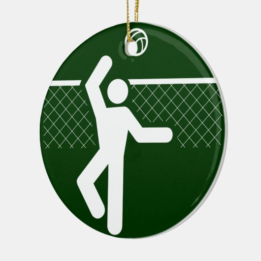 Volleyball Symbol Ornament (Links)