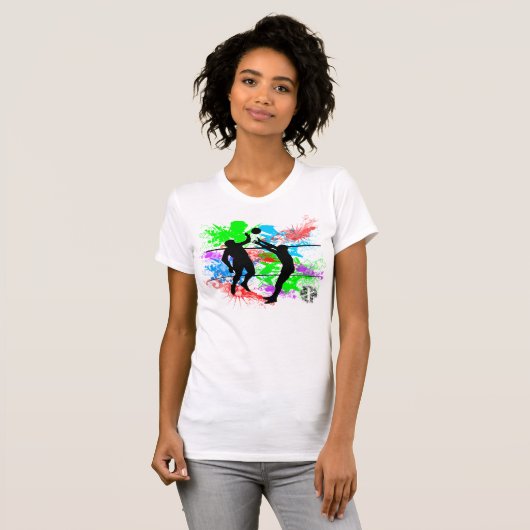 Volleyball T-shirt (Voorkant volledig)