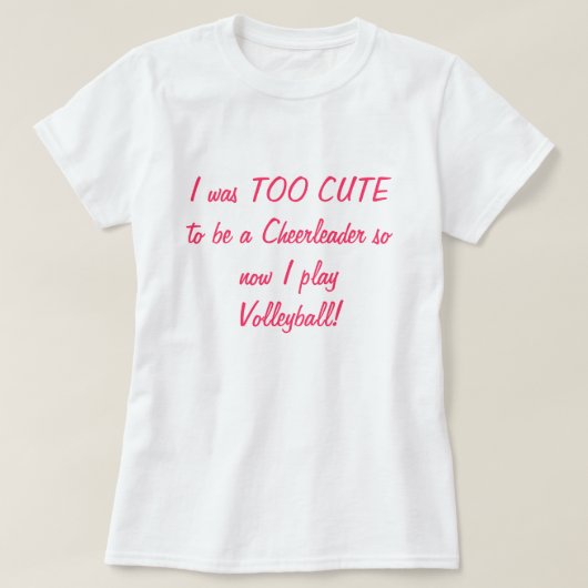 Volleyball t-shirt (Design voorkant)