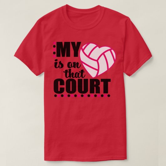 Volleyball T-shirt (Design voorkant)