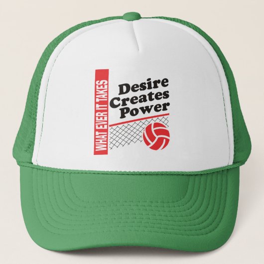 Volleyball T-Shirt Trucker Pet (Voorkant)