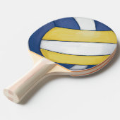Volleyball Tafeltennisbatje (Voorkant Gekanteld)