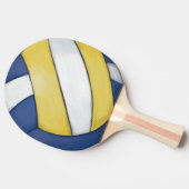 Volleyball Tafeltennisbatje (Zijkant)