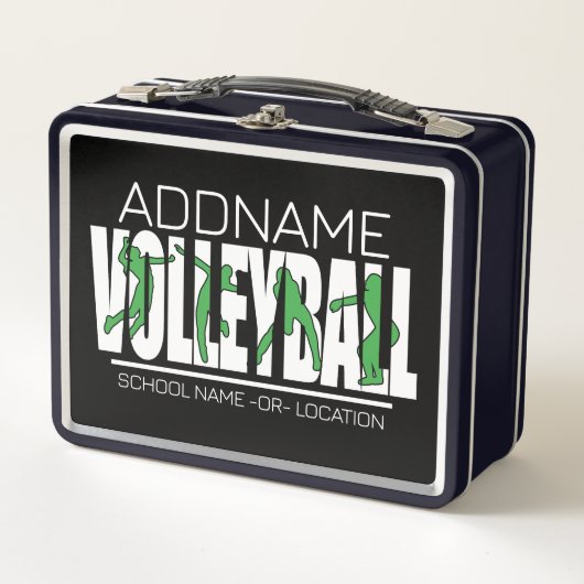 Volleyball Team Player ADD NAME School Top Athlete (Voorkant)