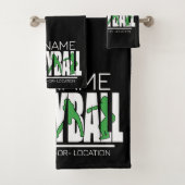 Volleyball Team Player ADD NAME School Top Athlete Bad Handdoek (Insitu)