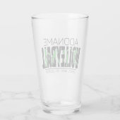 Volleyball Team Player ADD NAME School Top Athlete Glas (Achterkant)