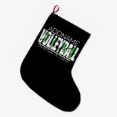 Volleyball Team Player ADD NAME School Top Athlete Grote Kerstsok (Voorkant (Hangend))