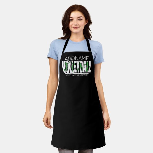 Volleyball Team Player ADD NAME School Top Athlete Schort (Gedragen)