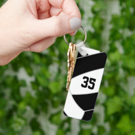 volleyball team spirit gifts under 10 black sleutelhanger