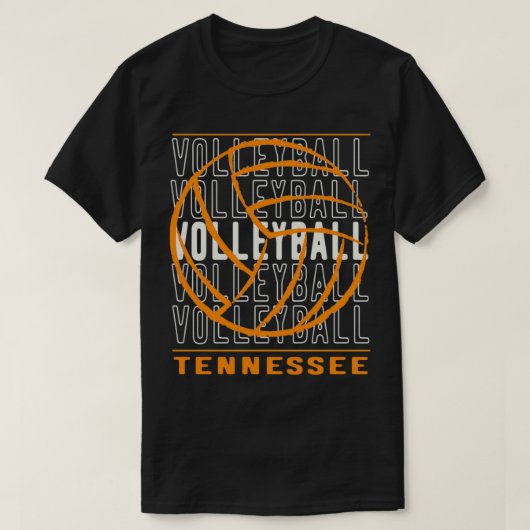Volleyball Tennessee T-shirt (Design voorkant)