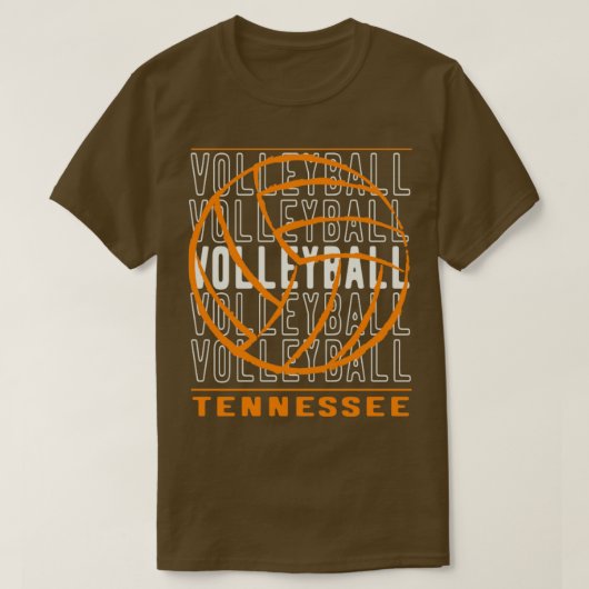 Volleyball Tennessee T-shirt (Design voorkant)