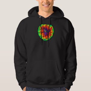 Volleyball Tie Dye Team Player Sportspel Athlete Hoodie