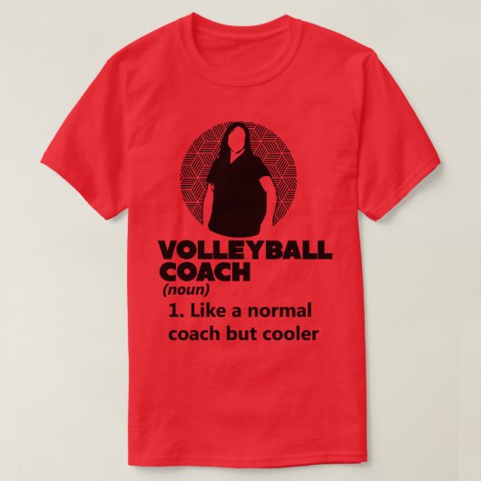 Volleyball Trainer Definition T-shirt (Design voorkant)