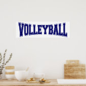 Volleyball University Style Poster (Keuken)