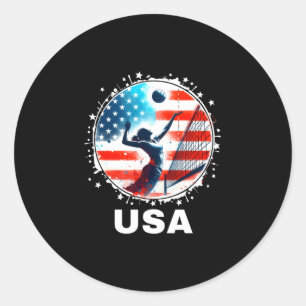 Volleyball usa vrouwen volleybal nationale kampioe ronde sticker