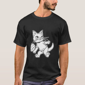 Volleyball Vball Beach Volleyball Cat T-shirt