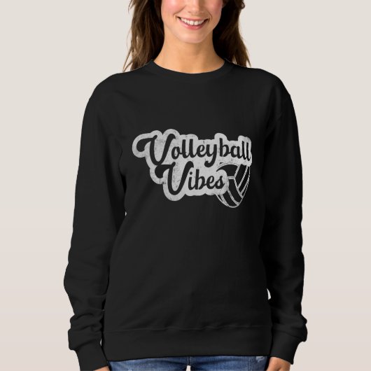 Volleyball Vibes Coach Fan Player Beach Volleyball Trui (Voorkant)