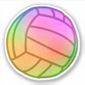 Volleyball Vinyl Sticker (Voorkant)