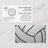 Volleyball Visitekaartje (Voorkant / Achterkant)