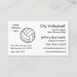 Volleyball Visitekaartje