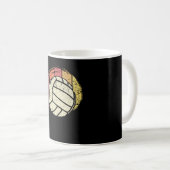 Volleyball Volleyball-Player Retro Koffiemok (Voorkant rechts)