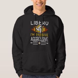 Volleyball voor mannen en vrouwen Volleyball Liber Hoodie