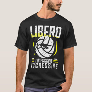 Volleyball voor mannen en vrouwen Volleyball Liber T-shirt