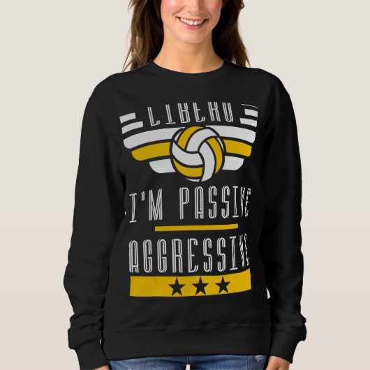 Volleyball voor mannen en vrouwen Volleyball Liber Trui (Voorkant)