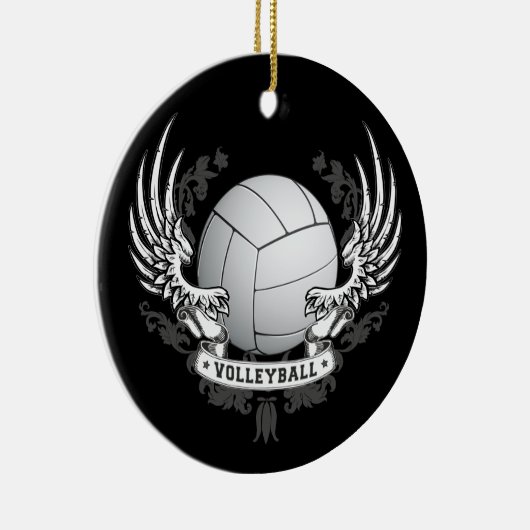 Volleyball Wings Ornament (Rechts)
