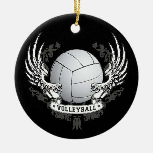 Volleyball Wings Ornament (Voorkant)