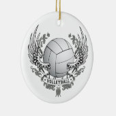 Volleyball Wings Ornament (Rechts)