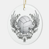 Volleyball Wings Ornament (Links)