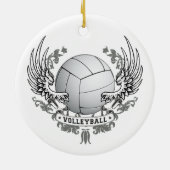 Volleyball Wings Ornament (Achterkant)