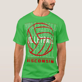 Volleyball Wisconsin T-shirt