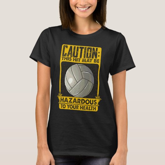 Volleyball  With Sayings Womens Sports T-shirt (Voorkant)