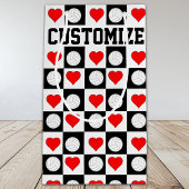 Volleyballen & Hart de Naam van de Speler van de D Klein Cadeauzakje