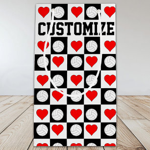 Volleyballen & Hart de Naam van de Speler van de D Klein Cadeauzakje