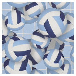 Volleyballen patroon een net grotere marine lt bla stof