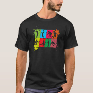 Volleyballer Sportspel Klein Klein Volleybal T-shirt