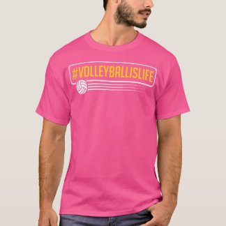 Volleyballislife voor beachvolleyballers t-shirt