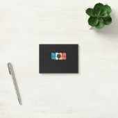Volleyballspeler | Hartslag van volleybal Post-it® Notes (Kantoor)