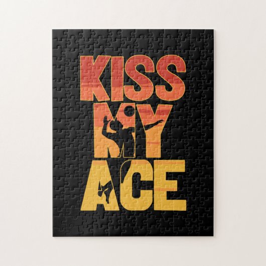 Volleyballspeler | Kus Mijn Aas Legpuzzel (Verticaal)